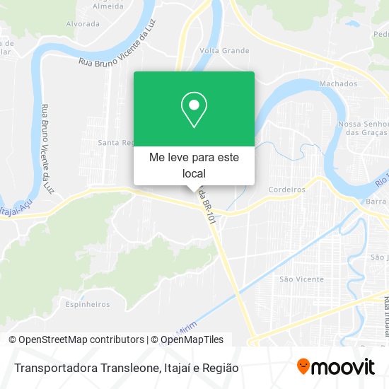 Transportadora Transleone mapa