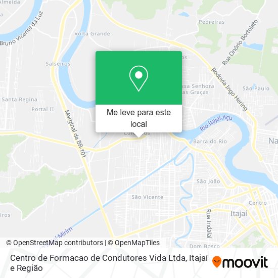 Centro de Formacao de Condutores Vida Ltda mapa