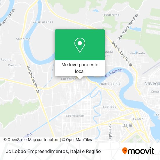 Jc Lobao Empreendimentos mapa