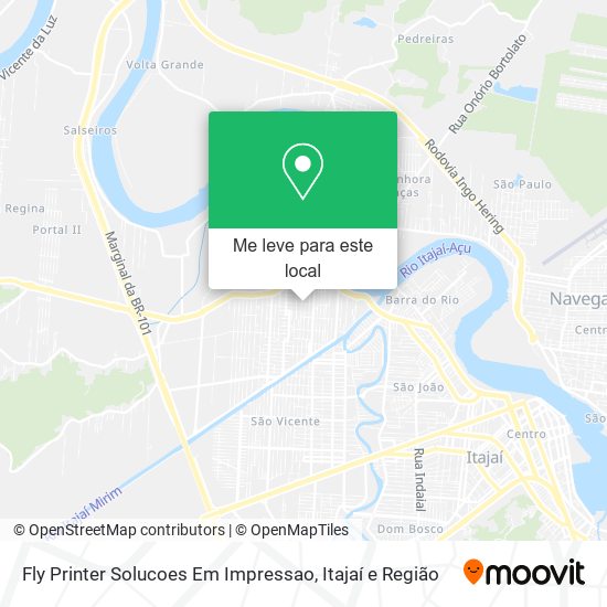 Fly Printer Solucoes Em Impressao mapa