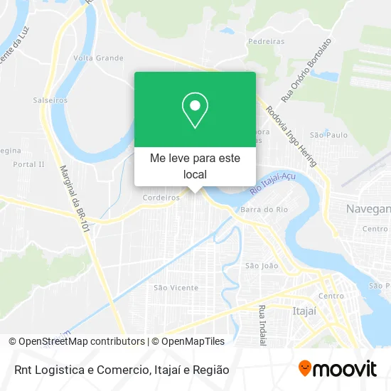 Rnt Logistica e Comercio mapa