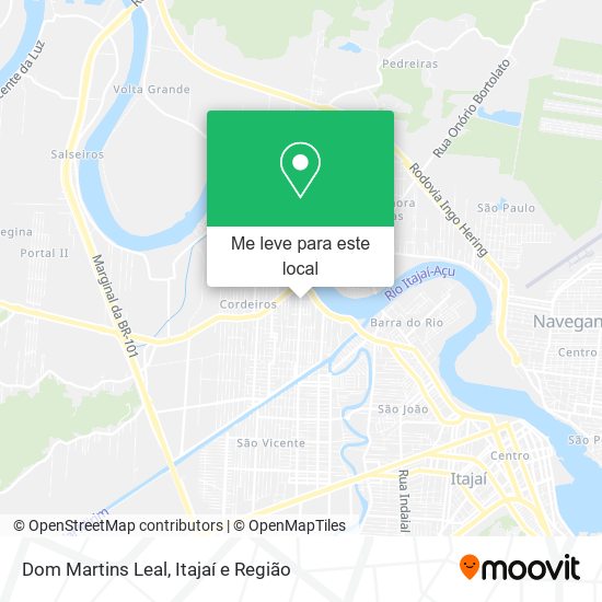 Dom Martins Leal mapa
