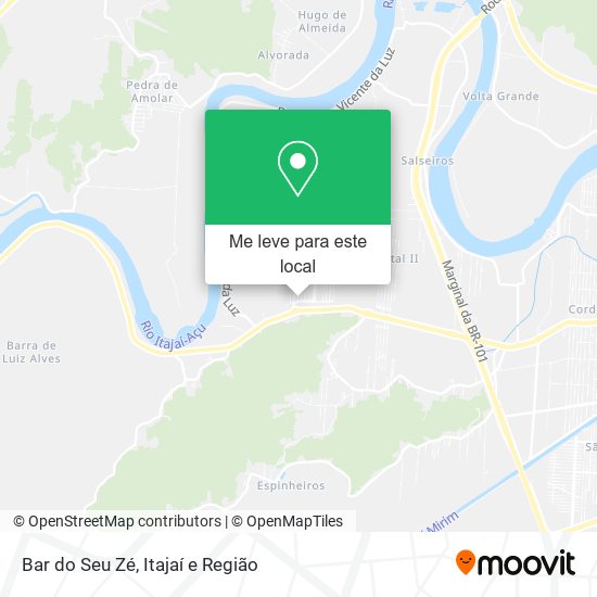 Bar do Seu Zé mapa