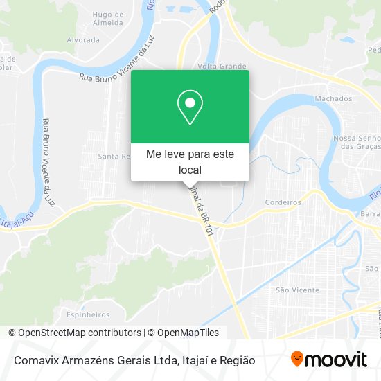 Comavix Armazéns Gerais Ltda mapa