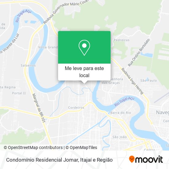 Condomínio Residencial Jomar mapa