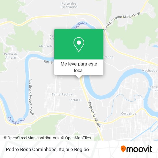 Pedro Rosa Caminhões mapa