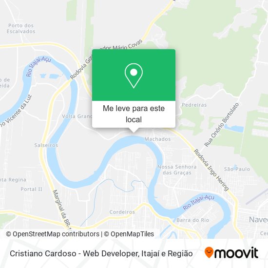 Cristiano Cardoso - Web Developer mapa