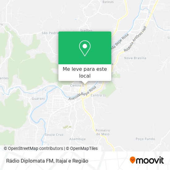 Rádio Diplomata FM mapa