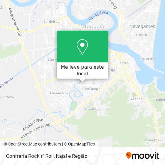 Confraria Rock n' Roll mapa