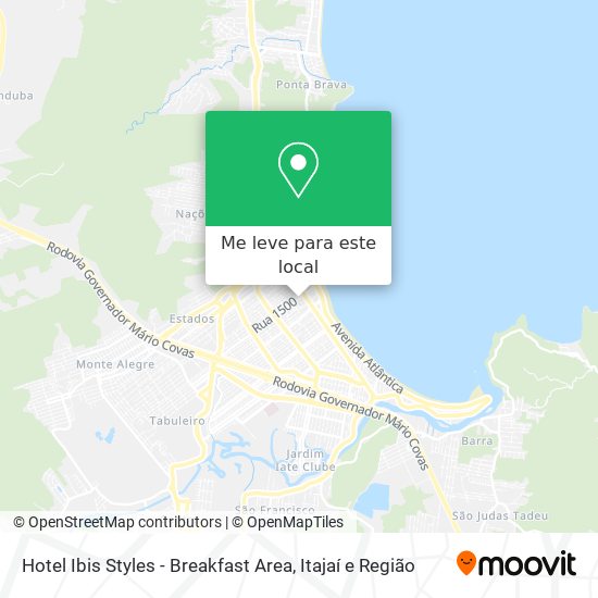 Hotel Ibis Styles - Breakfast Area mapa