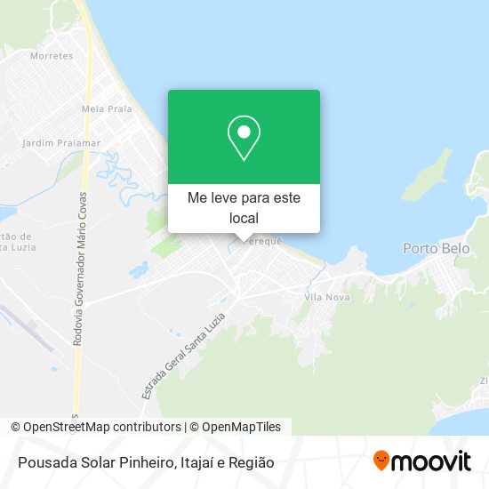 Pousada Solar Pinheiro mapa