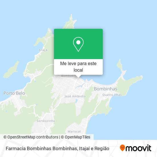 Farmacia Bombinhas Bombinhas mapa