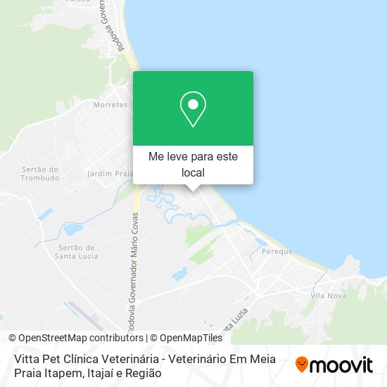 Vitta Pet Clínica Veterinária - Veterinário Em Meia Praia Itapem mapa