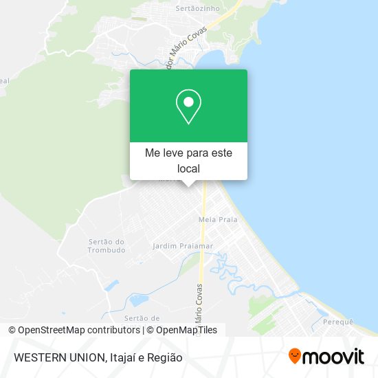 WESTERN UNION mapa