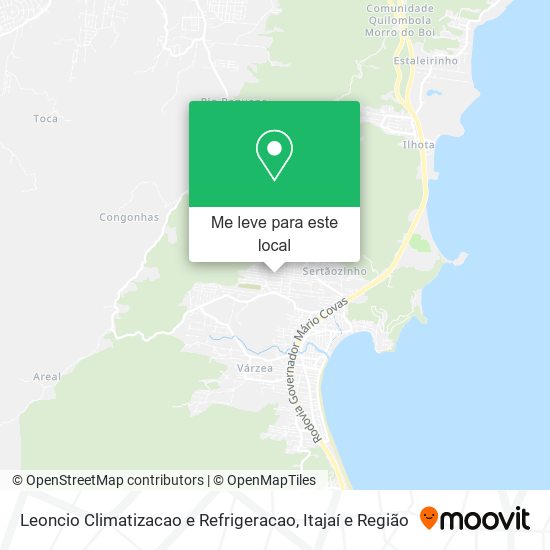 Leoncio Climatizacao e Refrigeracao mapa
