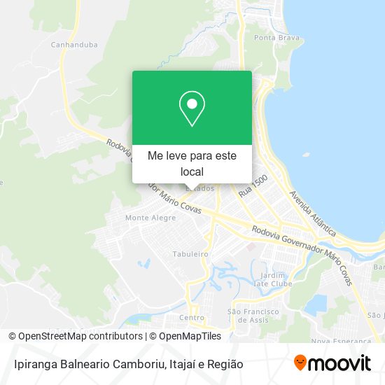 Ipiranga Balneario Camboriu mapa