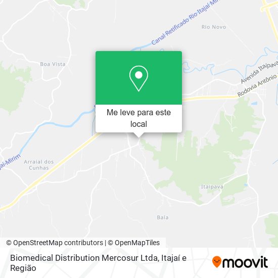 Biomedical Distribution Mercosur Ltda mapa