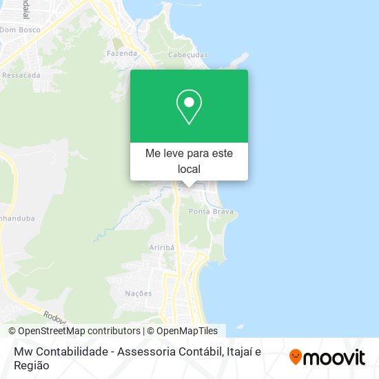 Mw Contabilidade - Assessoria Contábil mapa