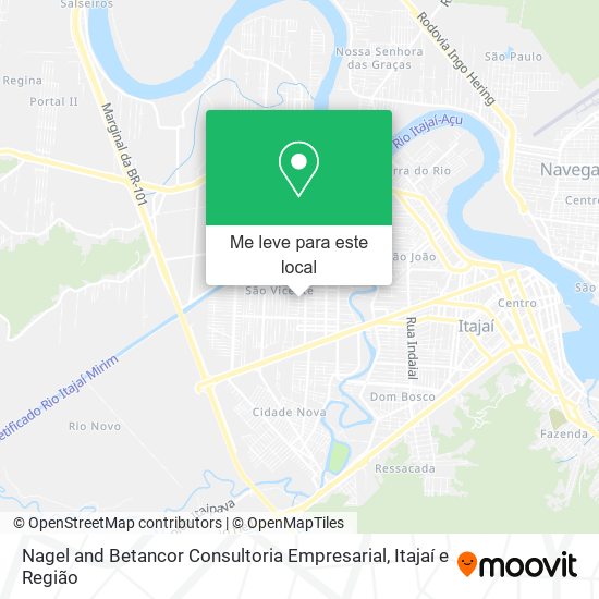 Nagel and Betancor Consultoria Empresarial mapa