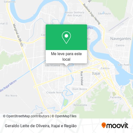 Geraldo Leite de Oliveira mapa