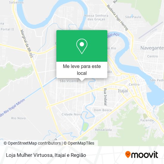 Loja Mulher Virtuosa mapa