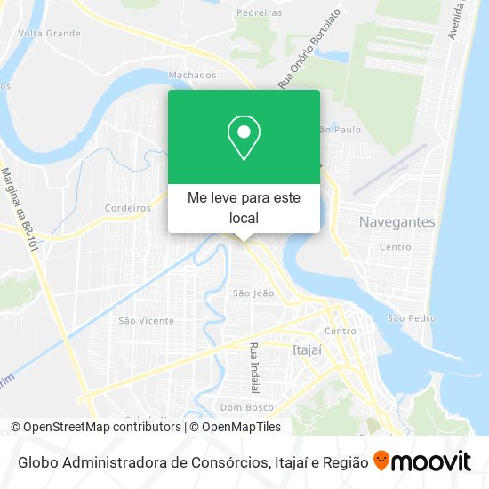 Globo Administradora de Consórcios mapa