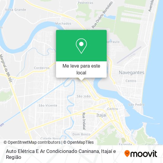 Auto Elétrica E Ar Condicionado Caninana mapa