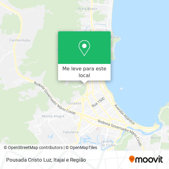 Pousada Cristo Luz mapa