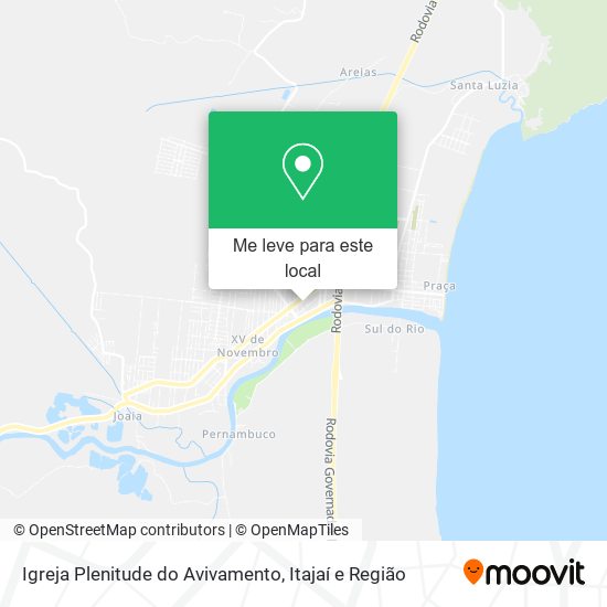 Igreja Plenitude do Avivamento mapa
