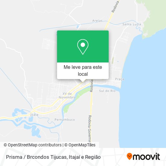 Prisma / Brcondos Tijucas mapa