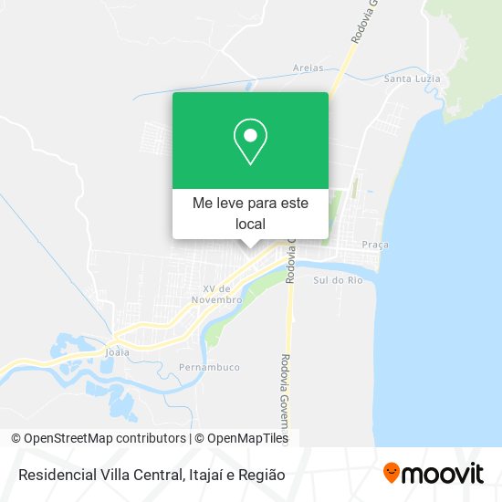 Residencial Villa Central mapa