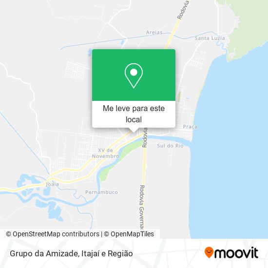 Grupo da Amizade mapa