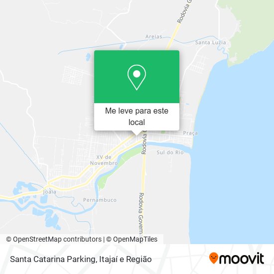 Santa Catarina Parking mapa