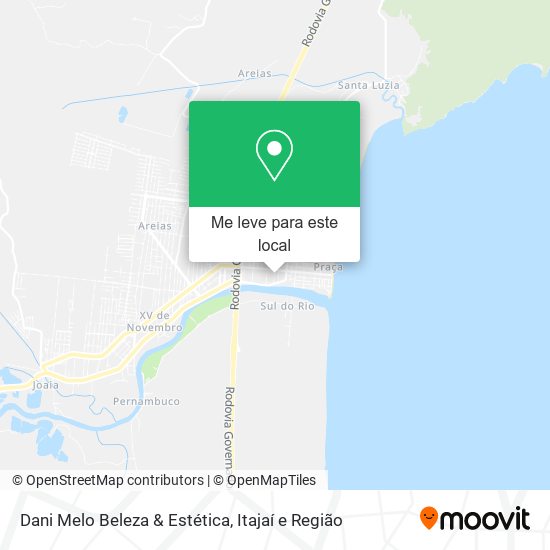 Dani Melo Beleza & Estética mapa