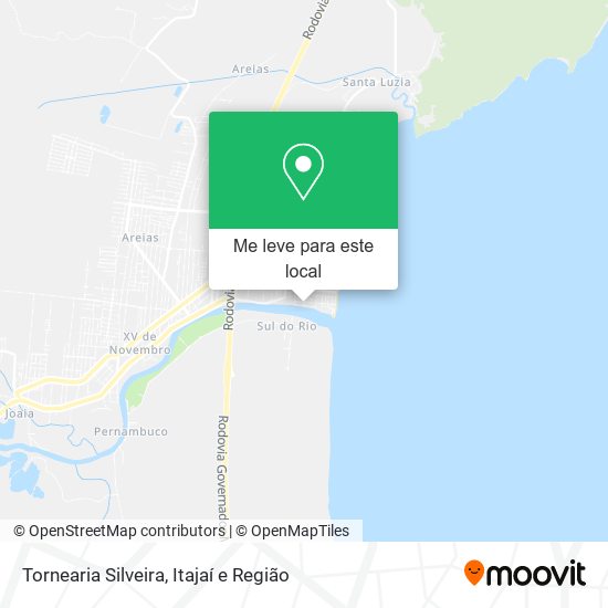 Tornearia Silveira mapa