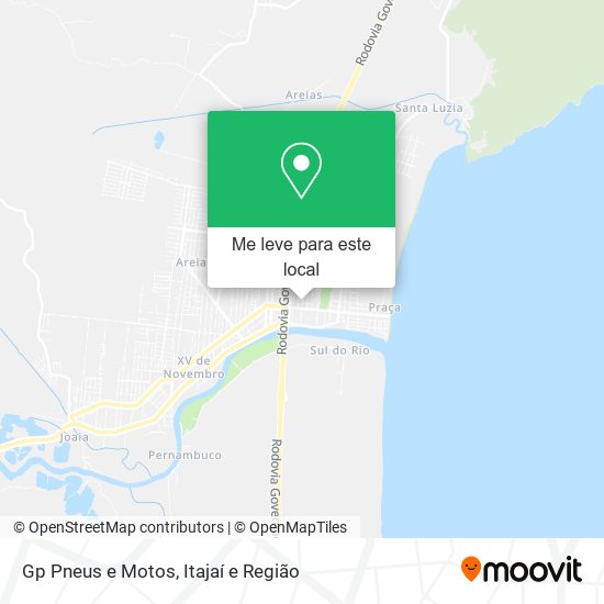 Gp Pneus e Motos mapa