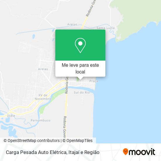 Carga Pesada Auto Elétrica mapa