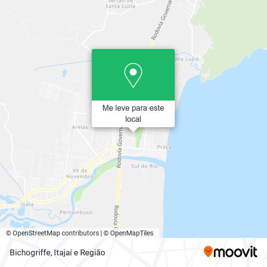 Bichogriffe mapa
