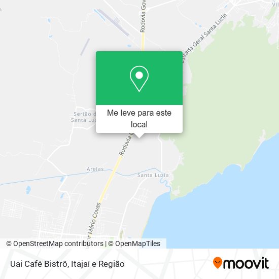 Uai Café Bistrô mapa