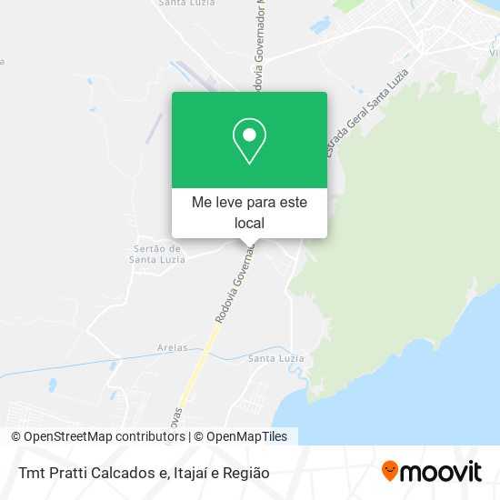 Tmt Pratti Calcados e mapa