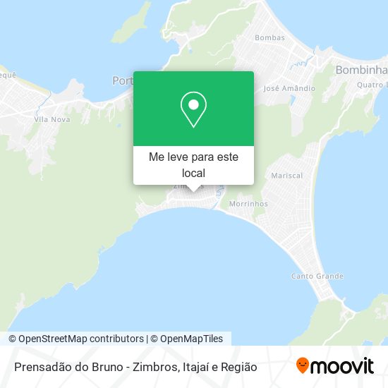 Prensadão do Bruno - Zimbros mapa