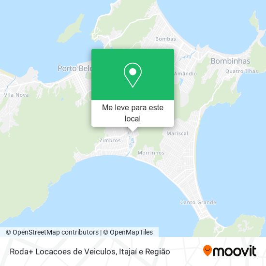 Roda+ Locacoes de Veiculos mapa