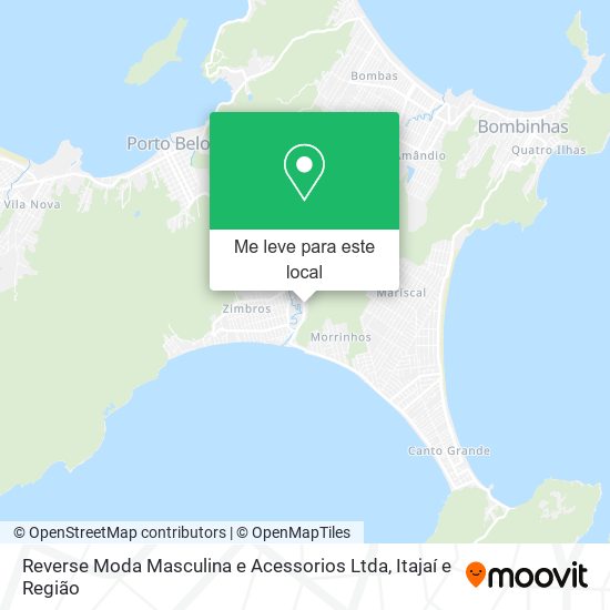 Reverse Moda Masculina e Acessorios Ltda mapa