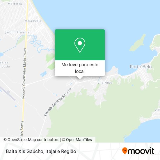 Baita Xis Gaúcho mapa