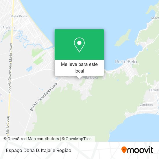 Espaço Dona D mapa