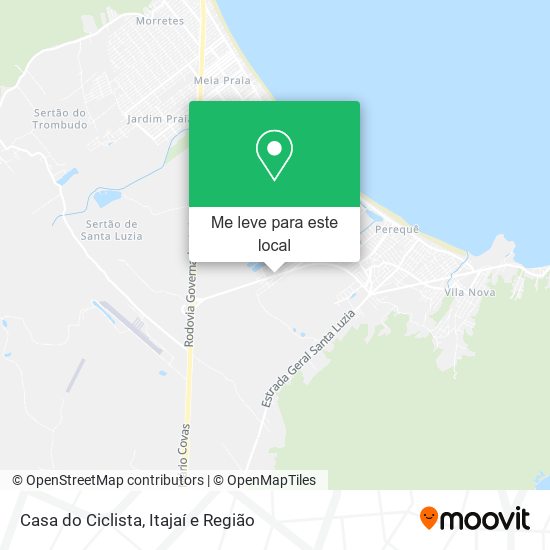 Casa do Ciclista mapa
