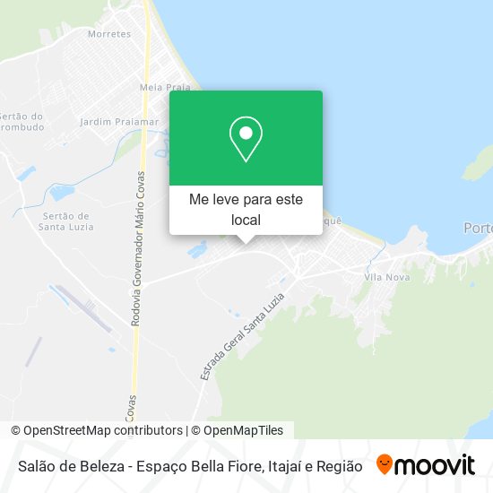 Salão de Beleza - Espaço Bella Fiore mapa