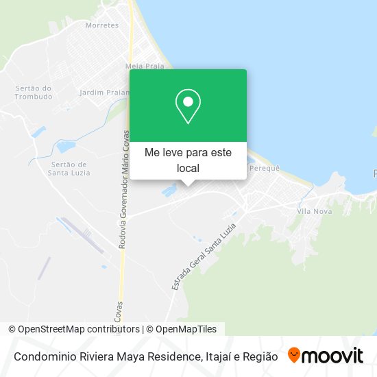 Condominio Riviera Maya Residence mapa