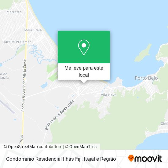 Condominio Residencial Ilhas Fiji mapa