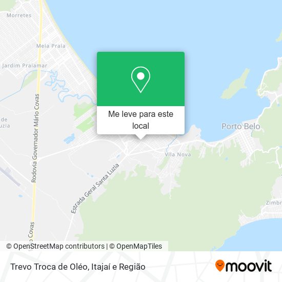 Trevo Troca de Oléo mapa